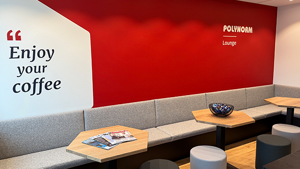 Neue Cafeteria von Polynorm