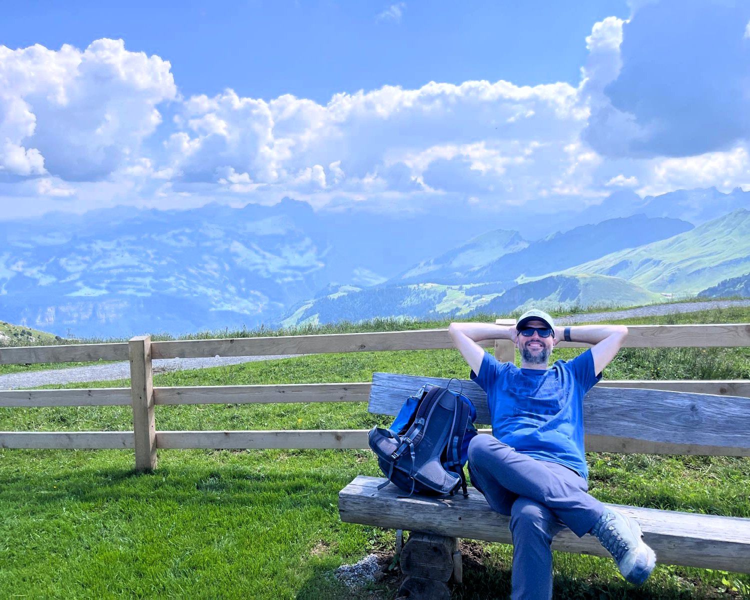 Marco beim Wandern: HDK Polynorm