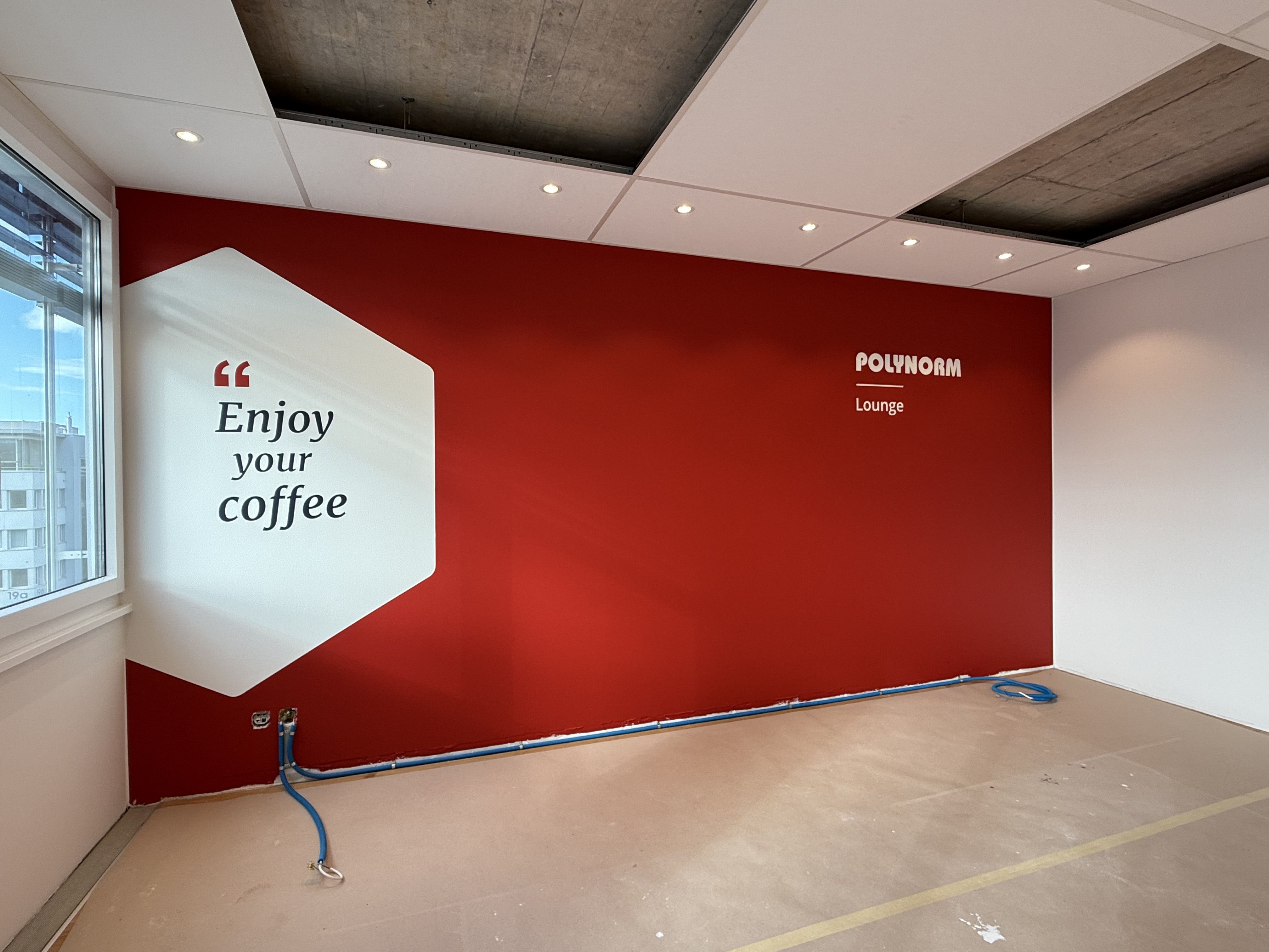 Umbau Cafeteria bei Polynorm